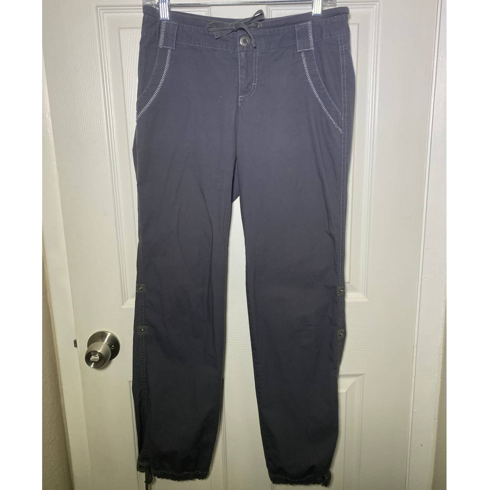 Athleta Hike gray utility pants size 2 midrise loose fit